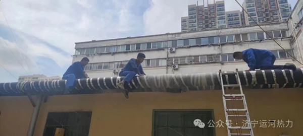 備戰(zhàn)供暖，全面開展小區(qū)試壓工作